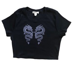 Dragon Crop Top Size XL